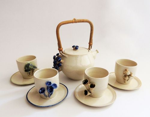 Juego de te de cerámica