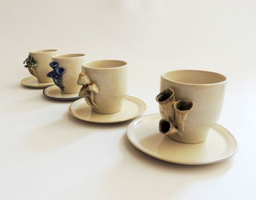 Juego de te de cerámica