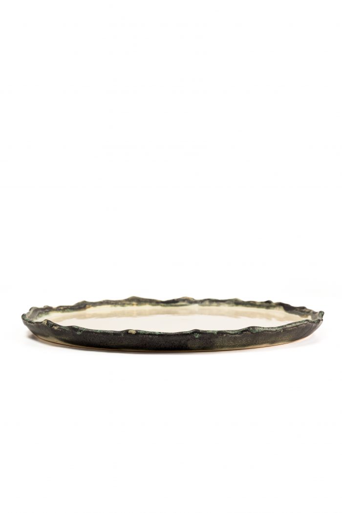 Broken dinner plate