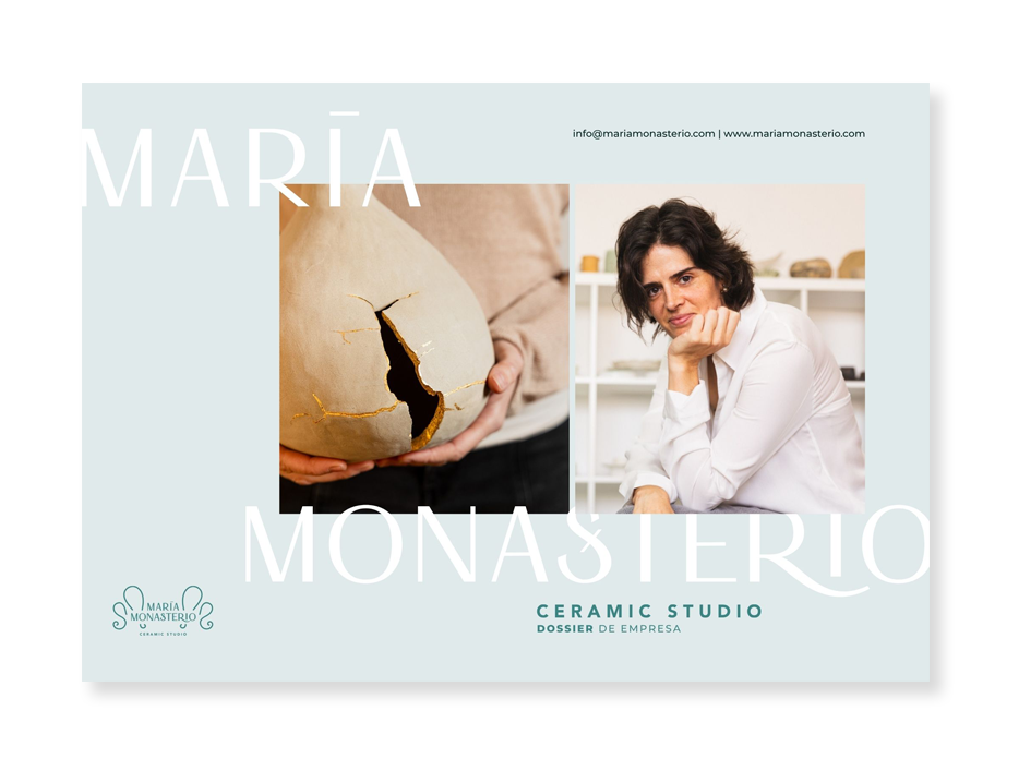 Dossier de empresa de Maria Monasterio Estudio de Cerámica Contempóranea